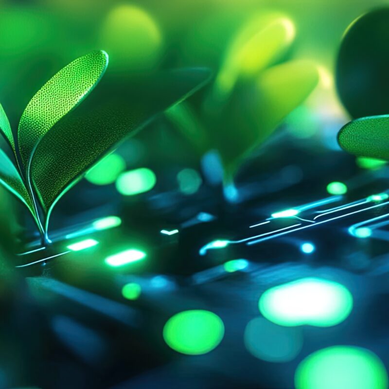 Green shoots and electronics represent innovation